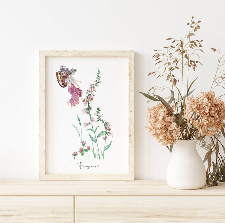Flower Fairy, Ballerina & Unicorn Art Prints
