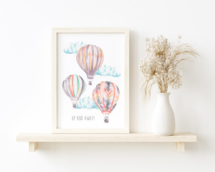In the sky, rockets, balloons and planets