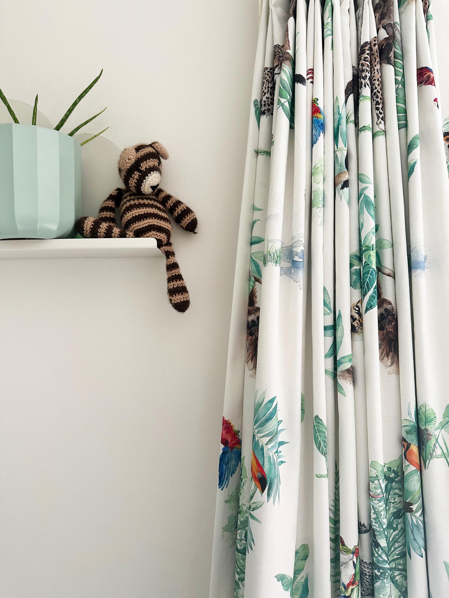 Rainforest Tropical Wildlife - Children's Curtain Fabric