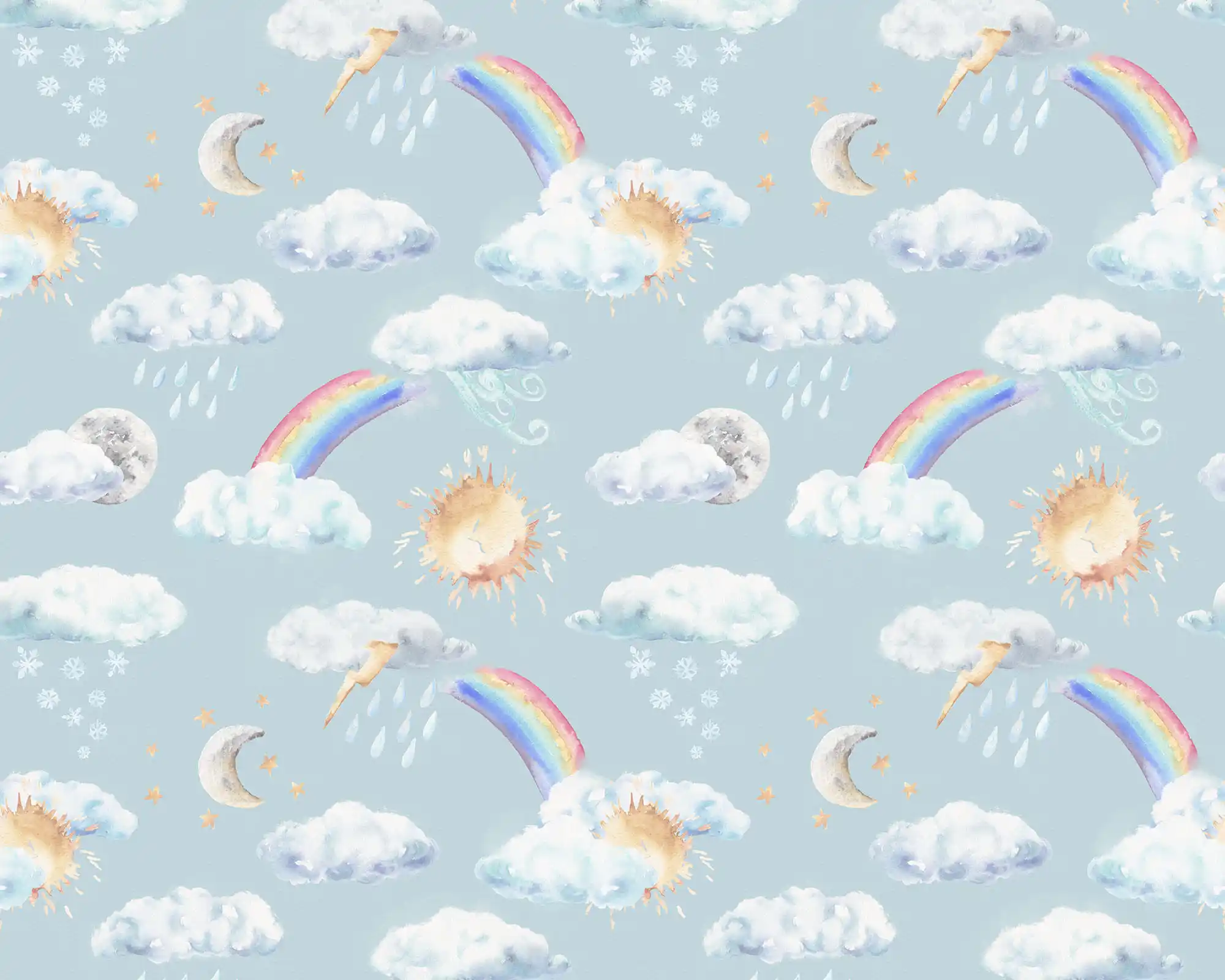 Weather Fabric - Sky Blue
