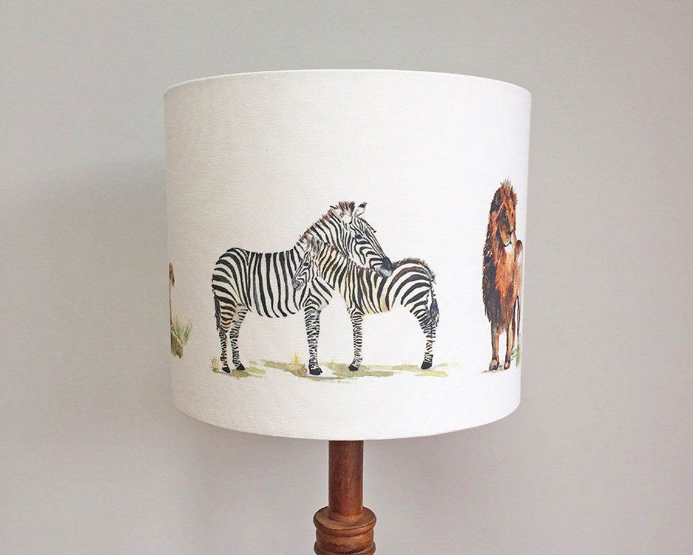 safari animal lampshade