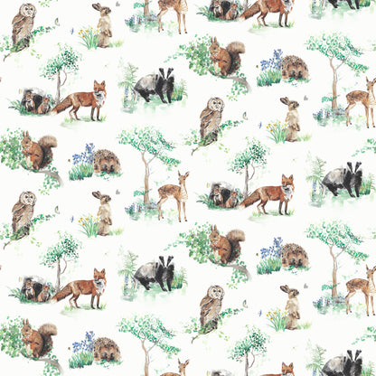 Woodland Animals Children's Wallpaper