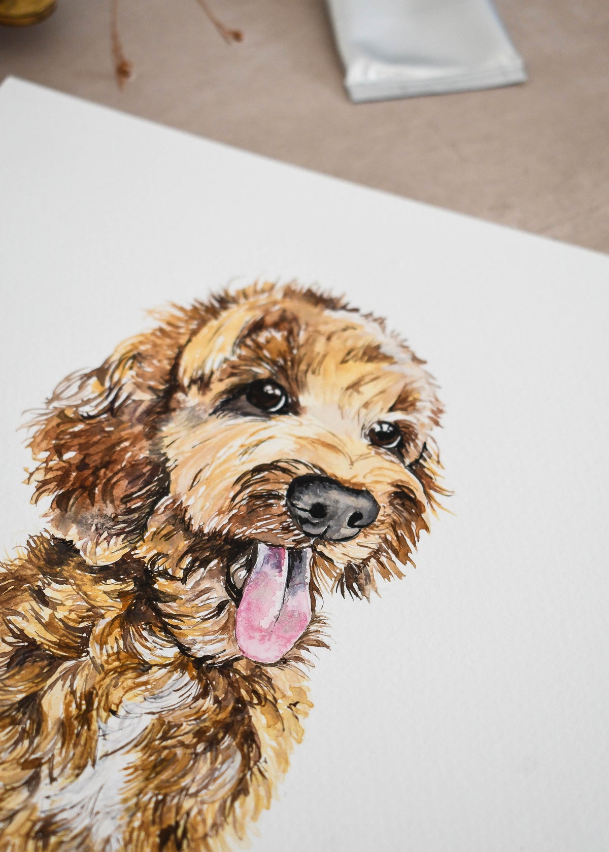 Painted Pups - Watercolour Dogs Wallpaper