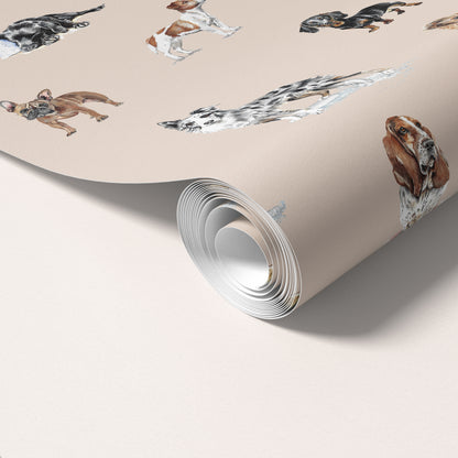 Painted Pups - Watercolour Dogs Wallpaper
