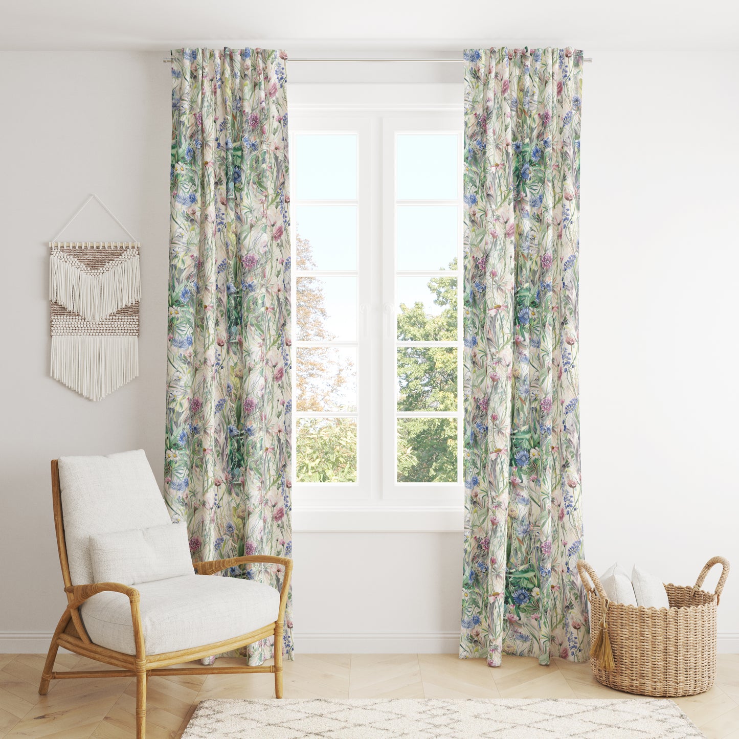 Meadow Flowers Curtain Fabric
