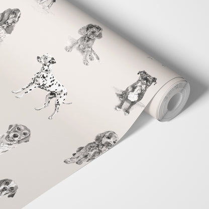 Painted Pups - Watercolour Dogs Wallpaper
