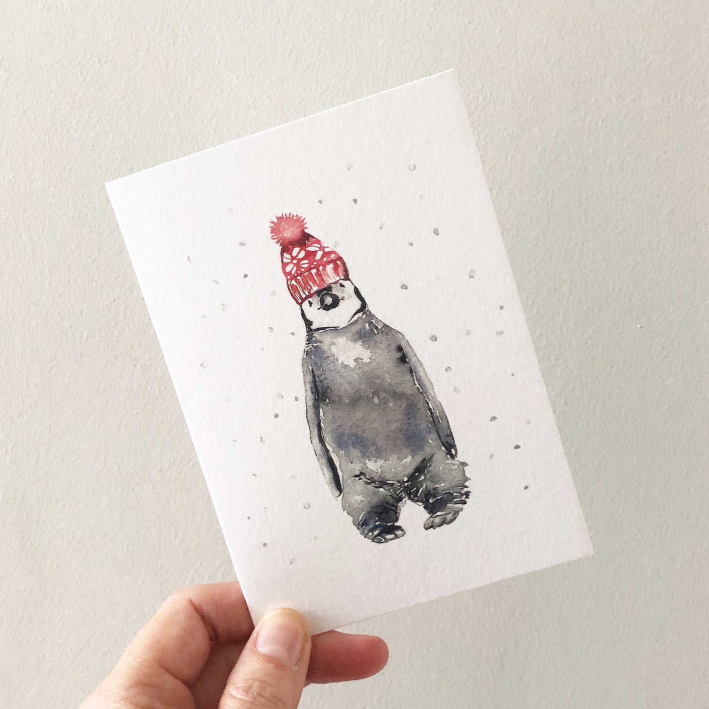 Penguin Chick Christmas Card