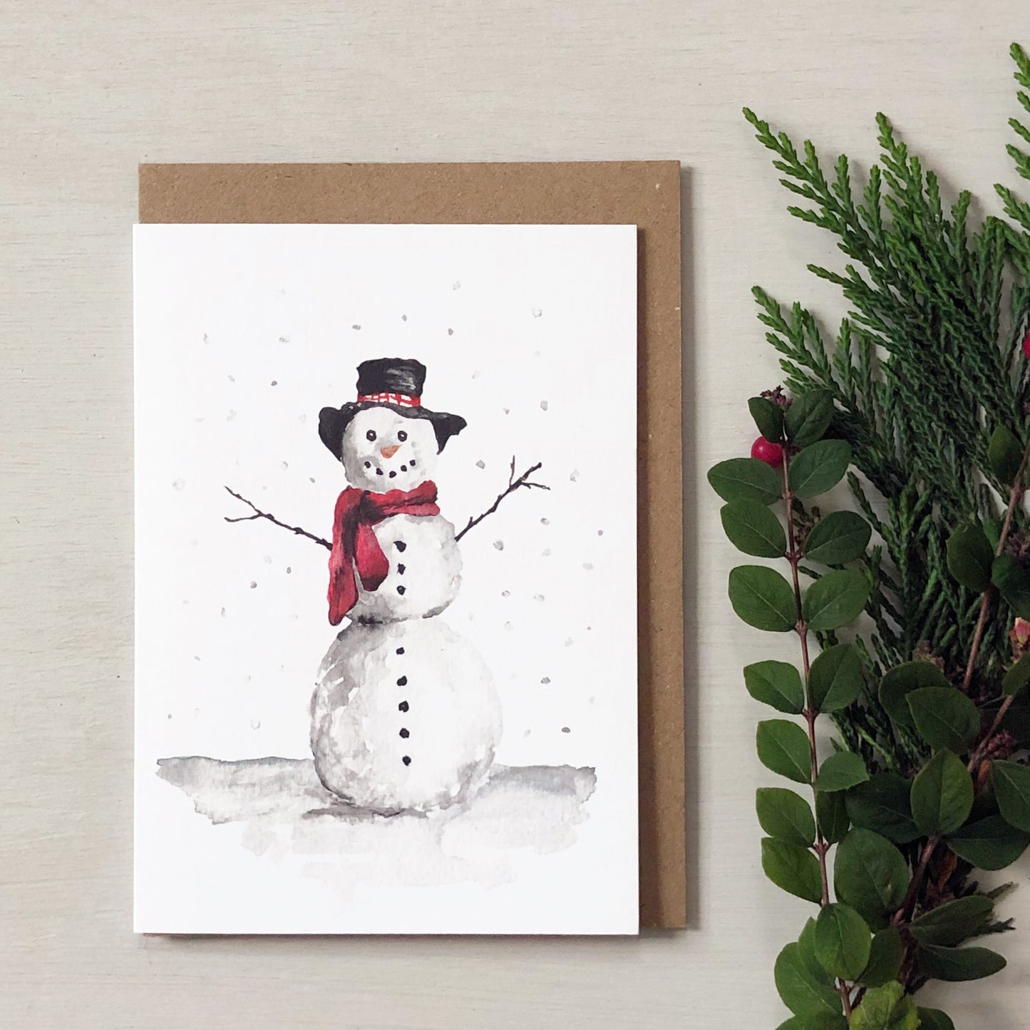 Snowman Christmas Card | A6 Greeting Card